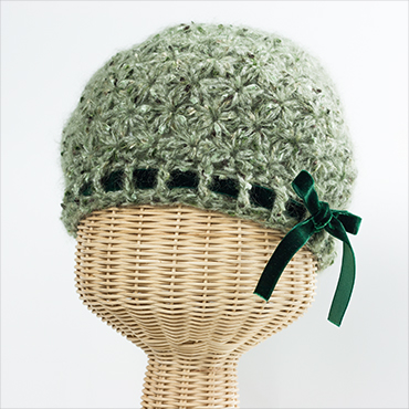 麻の葉がらビーニー