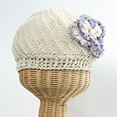 コットンビーニー白